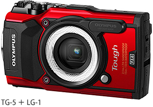 006504]LEDライトガイド LG-1 の取り付けと、撮影時カメラ本体の内蔵 